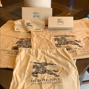 Burberry Dustbag and boxes Bundle